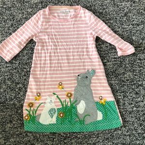 Mini Boden bunny dress size 6/7